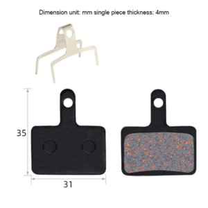 Home 1 4 pairs resin semi metallic bicycle brake pads for shimano b01s m375 m395 m446 m485 (1)